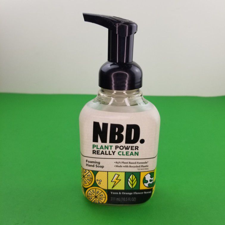 NBD Plant Power Vegan Yuzu & Orange Flower Scent Hand Soap Plant Based Formula