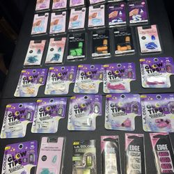 31 NEW Artificial Nails Packs - Variety Of Types & Colors/ 3 Pieces Nail Strips