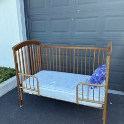 Free - Classic Wooden Baby Crib by Simplicity Inc - Mattresses Is Not Included 