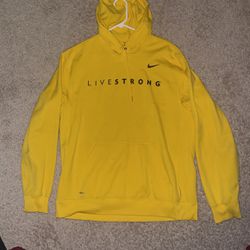 Nike “Live Strong” Yellow Hoodie