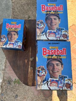 1988 Donruss / Fleer wax baseball cards