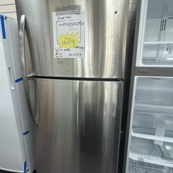 Refrigerator 30’ Top Freezer Frigidaire Stainless Steel Brand New