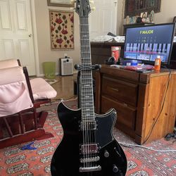 yamaha black guitar 
