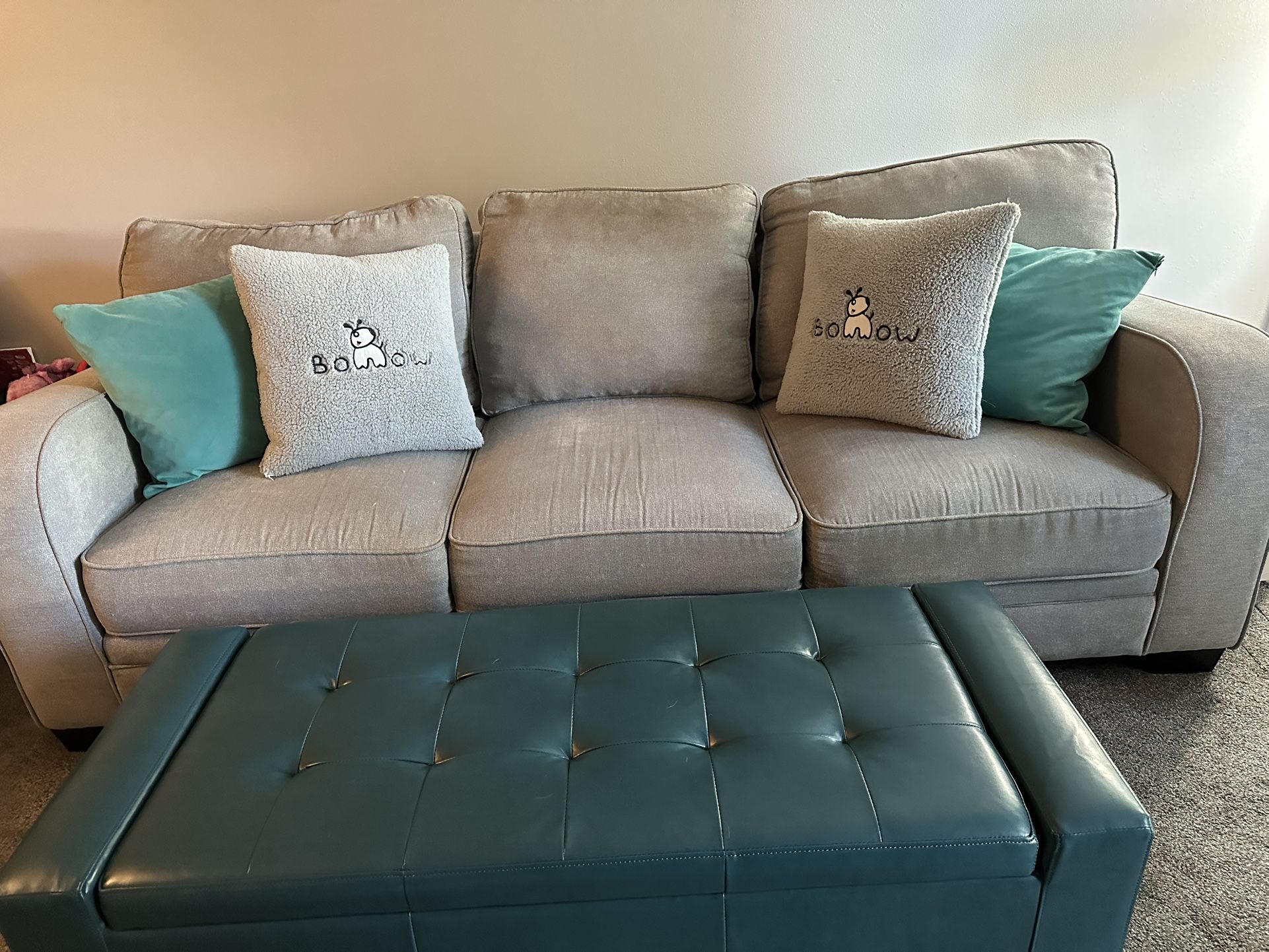 Ashley Furniture 3 Seater Grey Just Upholstery Cleaned Twice Don’t Let The Shadows Discourage You.