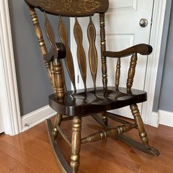 Solid Wood Rocking Chair 