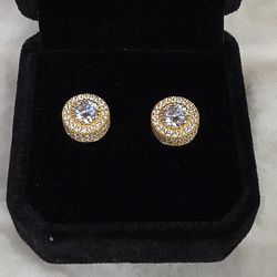 Aretes plata 925 y moissanite