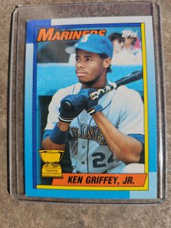 1990 Topps ERROR CARD Ken Griffey Jr. Bloody Scar #336