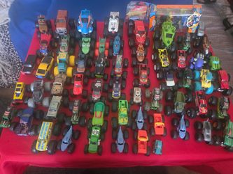 Lot of monsters jams, monsters trucks