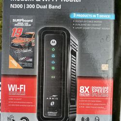 Motorola Modem & Wi-Fi Router N300