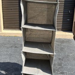 4 hanging closet storage 