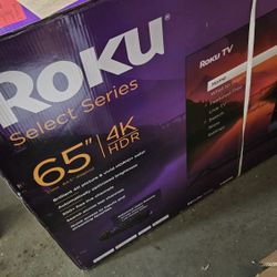 New In Box 65 Inch ROKU SELECT 4K SMART UHD TV