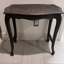 Small wicker table