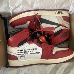 Off white Jordan’s  71/2