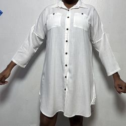 Dress cream one size very nice