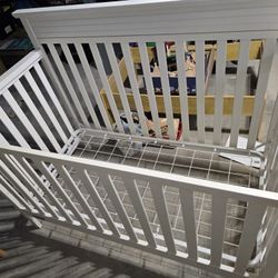 White Baby Crib