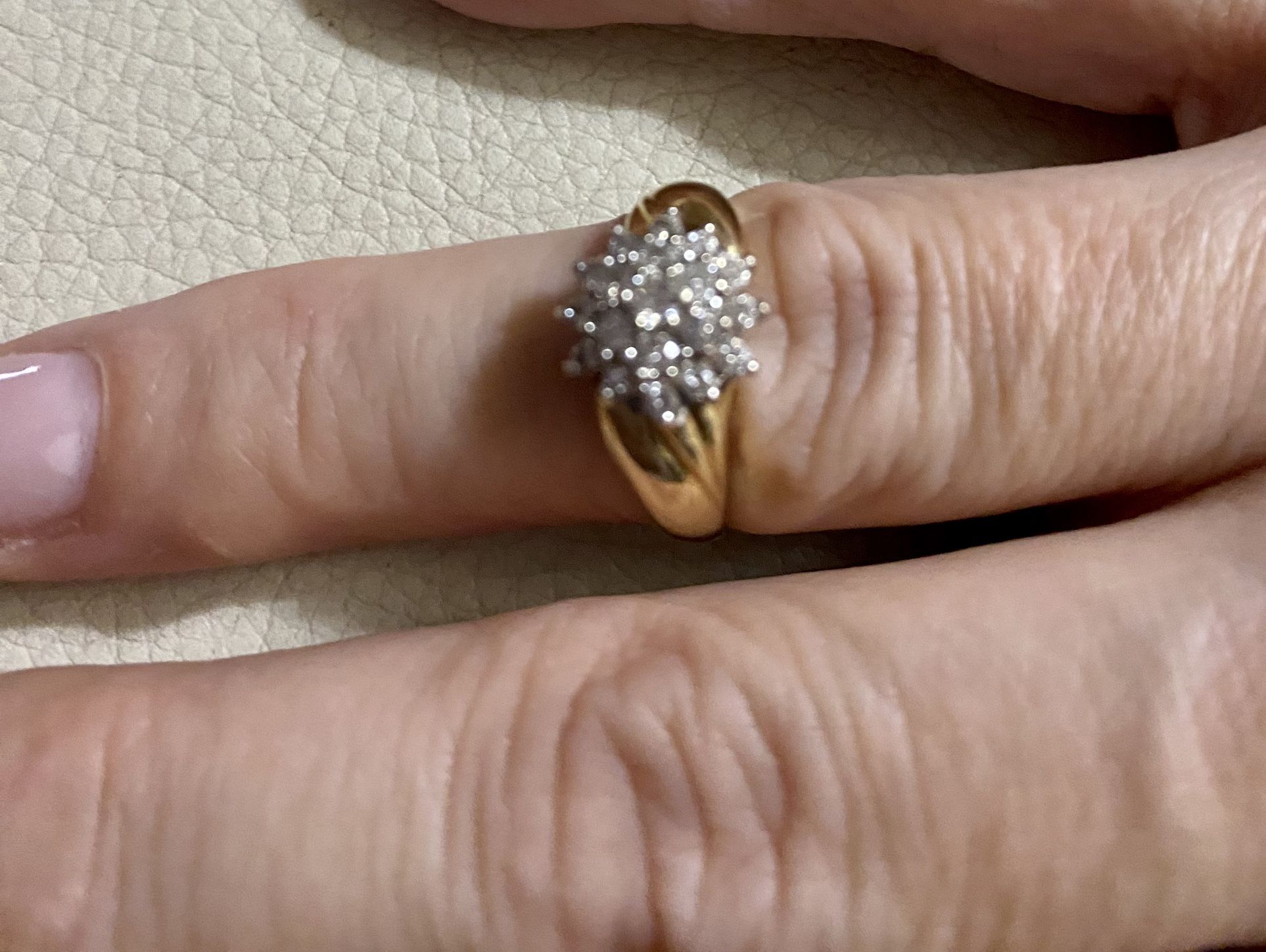 Cluster Diamond Ring