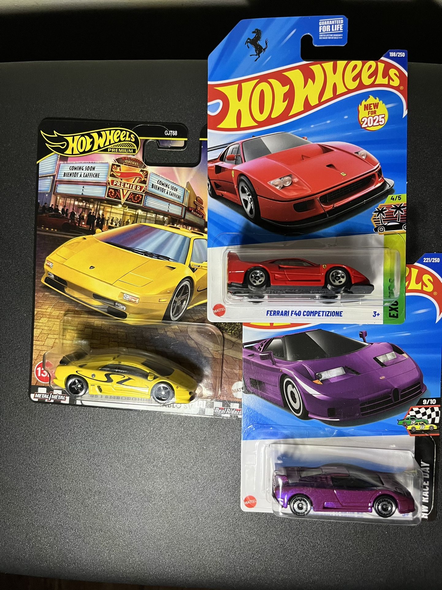 Hot Wheels Ferrari Lamborghini Bugatti 