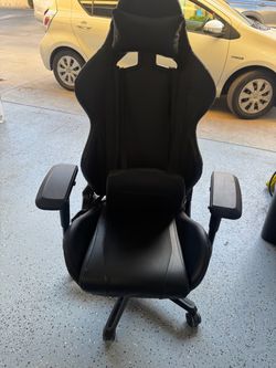 Computer racing chair with tilt back