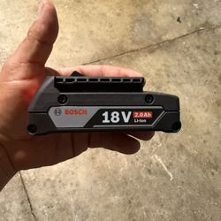 Bosch 18 Volts 2 Ah Battery $20 Price Firm 