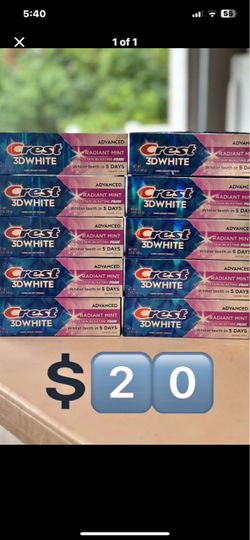 10/$20 Crest 3 D Toothpaste
