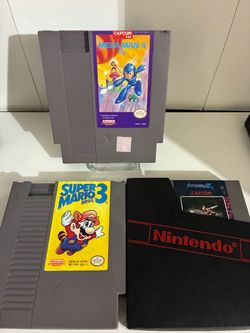 NES Cartridge Lot – Mega Man 4, Super Mario Bros 3, Section Z