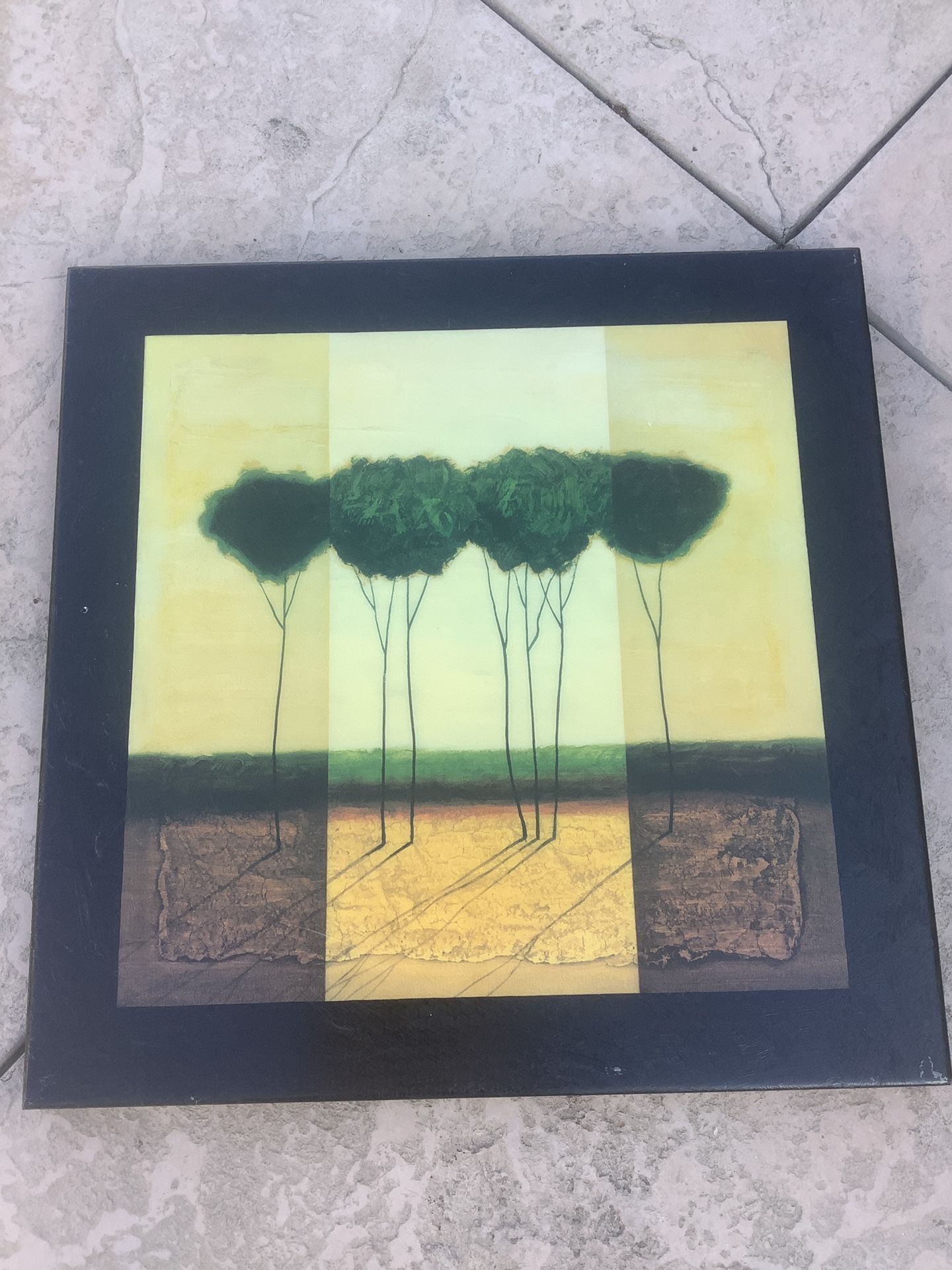 Painting Glazed Wood 30x30in