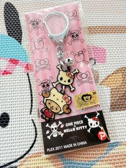 One Piece x Hello Kitty Chopper Keychain – Japan Exclusive – New