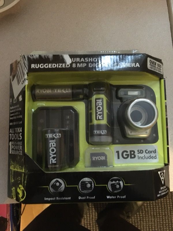 tem 1 RYOBI RP4200 DIGITAL CAMERA CONSTRUCTION GRADE TEK4 8.0MP DURASHOT -RYOBI RP4200 DIGITAL CAMERA CONSTRUCTION GRADE TEK4 8.0MP DURASHOT.