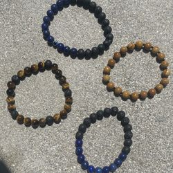 Natural Stone Mens Bracelets 