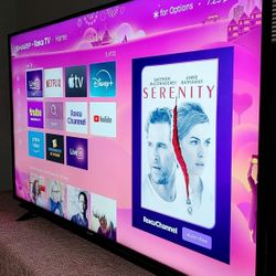 🟨🟪SMART  TV  SHARP  AQUOS  58"  ROKU   4K  LED  HDR   DOLBY   VISION  FULL  UHD  2160p🟪🟪 ( NEGOTIABLE ) 🟩🟨 DELIVERY  AVAILABLE🟪