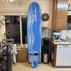 The Original 8’ Wavestorm / Gerry Lopez Beginner Surfboard w/ fins and leash included
