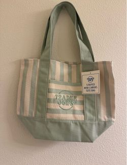 Trader Joe’s mini striped tote