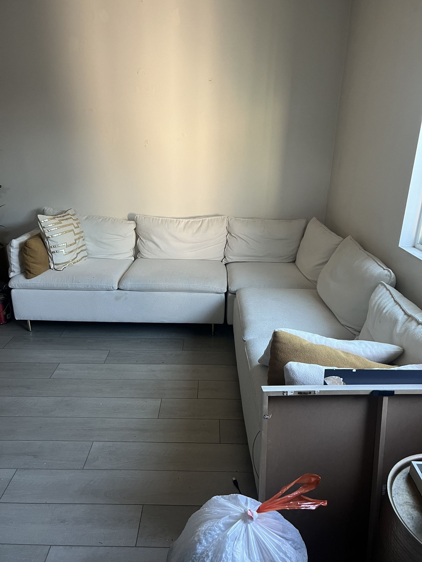White Sectional Couch