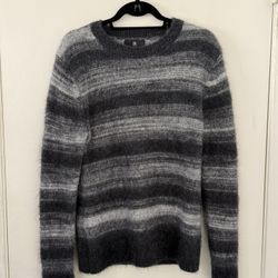 Like-New Banana Republic Brushed Stripe Sweater, Men’s Size SMALL