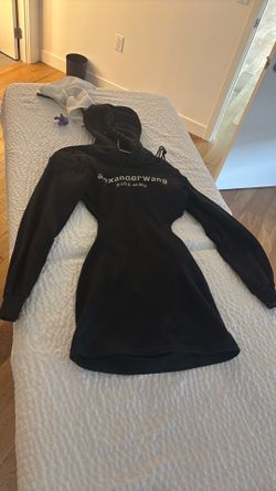 Alex wang hoodie dress with back out