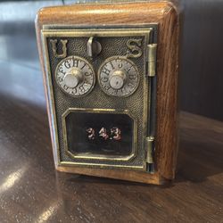 Antique US Post Office Box Bank