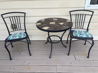 Table and Chairs.