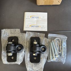 Heavy Duty Black Swing Hangers - Screws Bolts Included