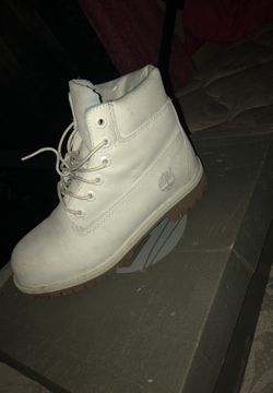 Timberlands white