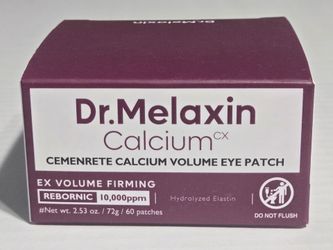Dr. Melaxin Cemenrete Calcium Volume Eye Patch 60 Patches K-Beauty Firming