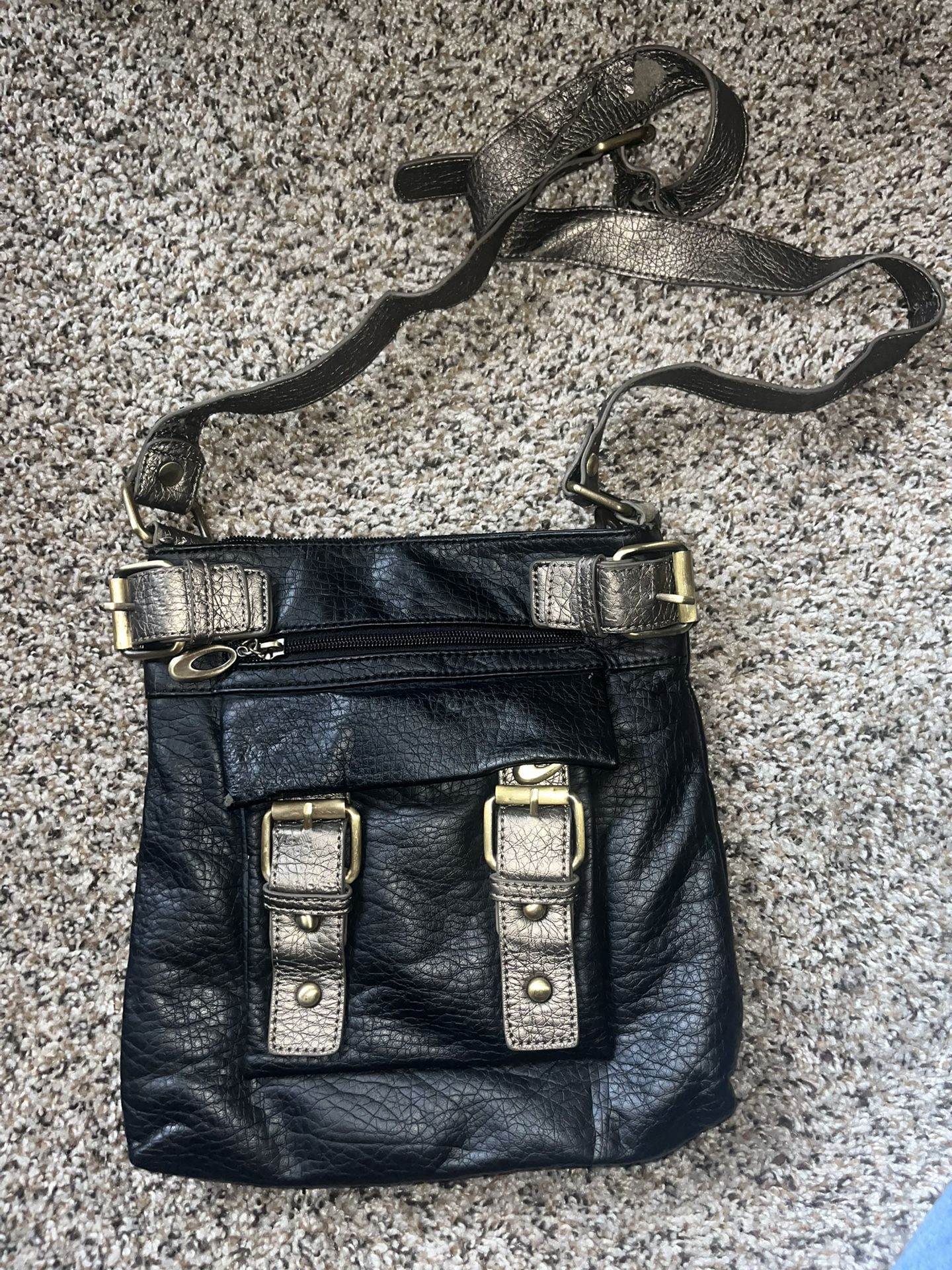 Cute Faux Leather Crossbody Messenger Bag