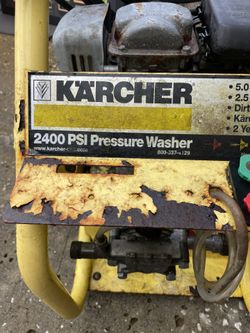 Karcher 2400psi gas powered pressure washer