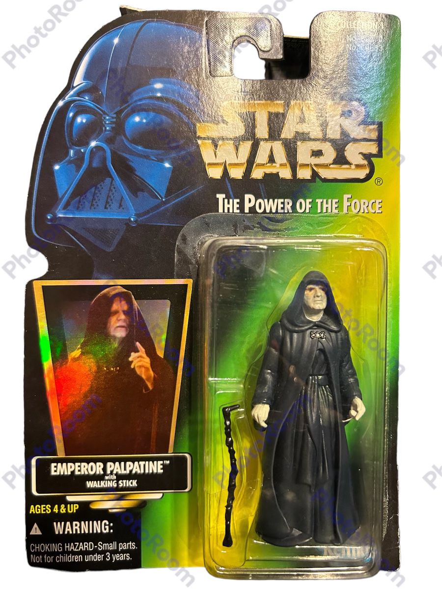 Star Wars 1996 Collection 1 Emperor Palpatine With Walking Stick Holo