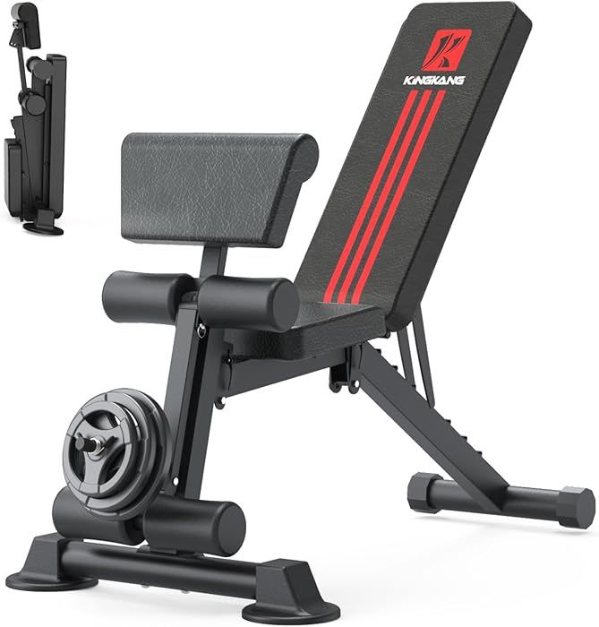 Weight Bench Press Adjustable Workout Bench for Home Gym Work out Exercise Equipment for Home Gym Incline Exercise Sit up Strength Training Weight Lif