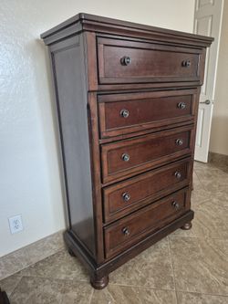 Solid Wood Tall  Chest and TV Stand Set.