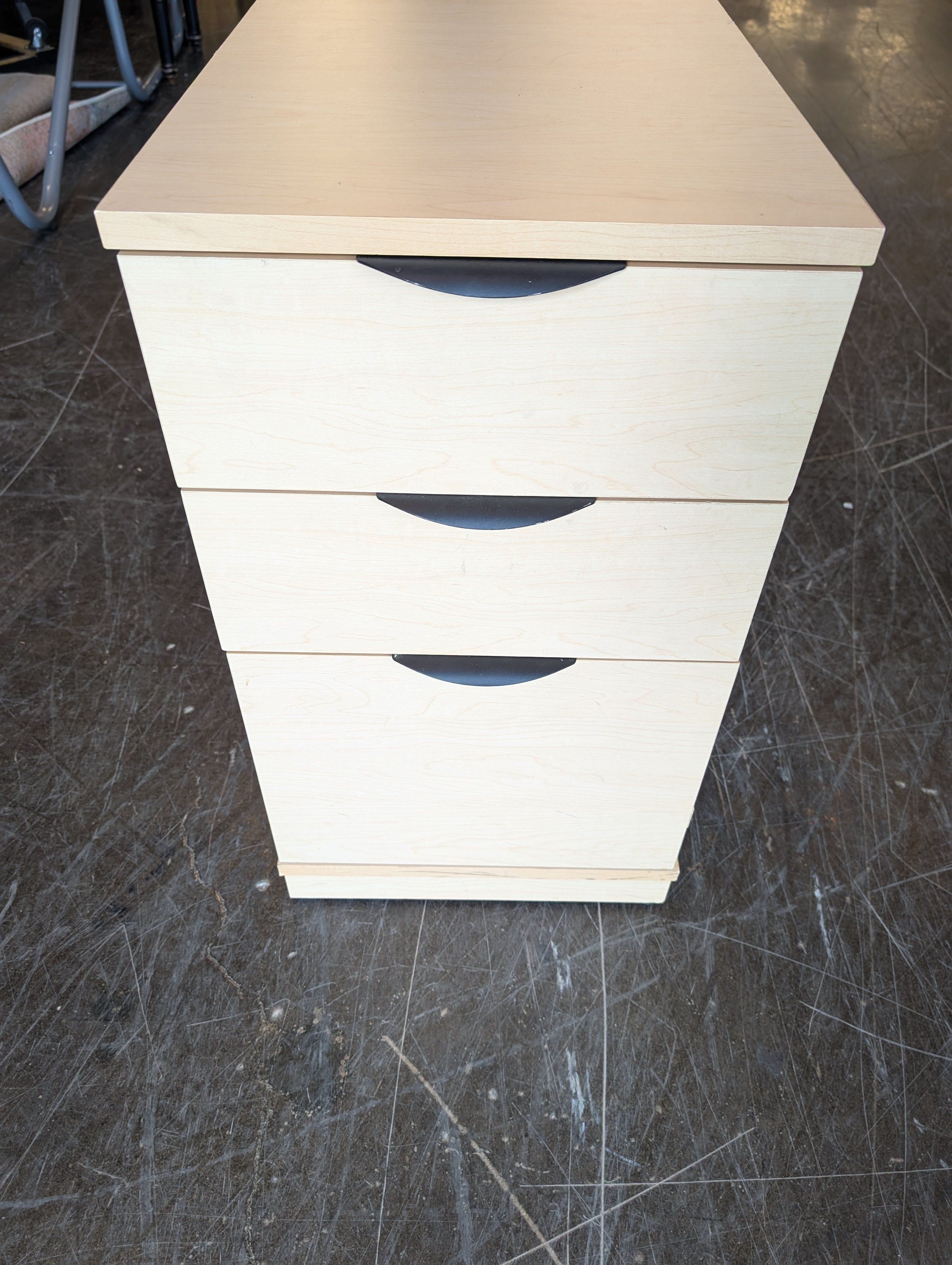SOLD - Light Wood Office Storage Drawers