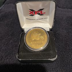 2001 Los Angeles XFL Commemorative Coin