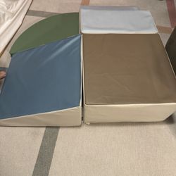 Soft Foam Block Playset Structures - Earth Tone