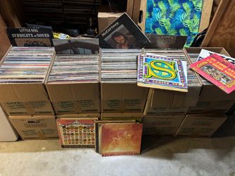 1,000 VINYL RECORDS – MIXED GENRES – $700 OBO