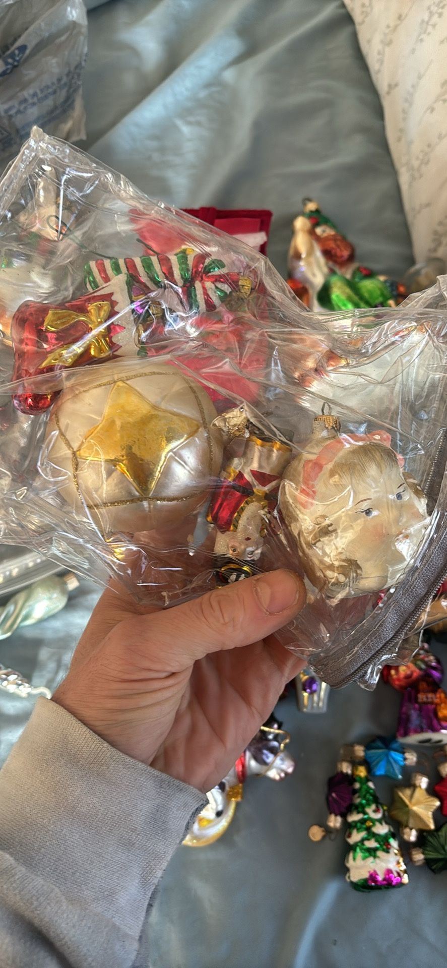 Vintage Hand Blown Xmas Ornaments